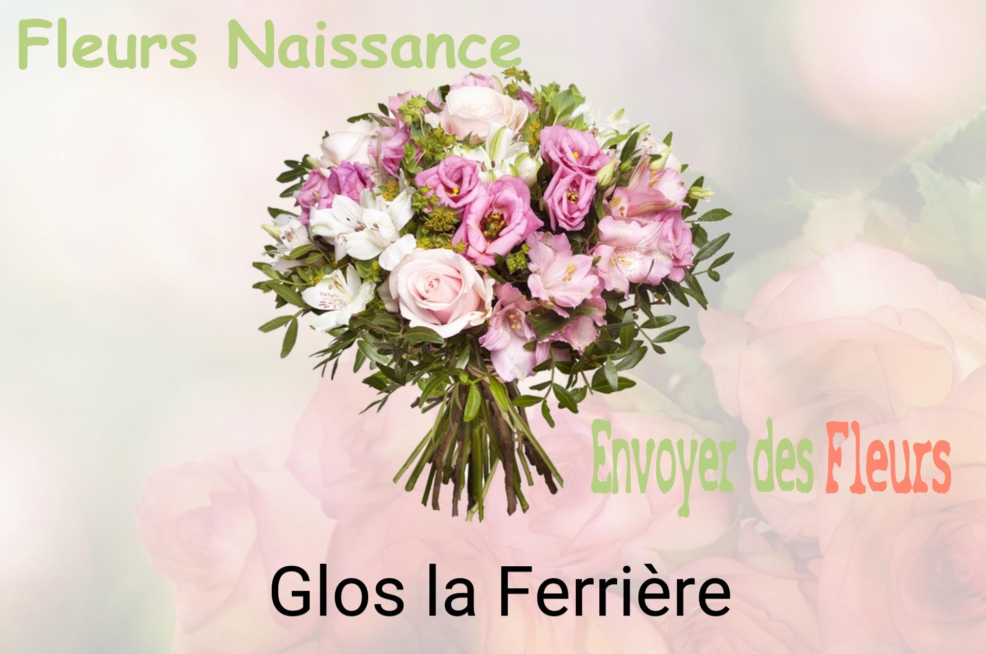 Bouquet de fleurs de naissance livré à Glos-la-Ferrière